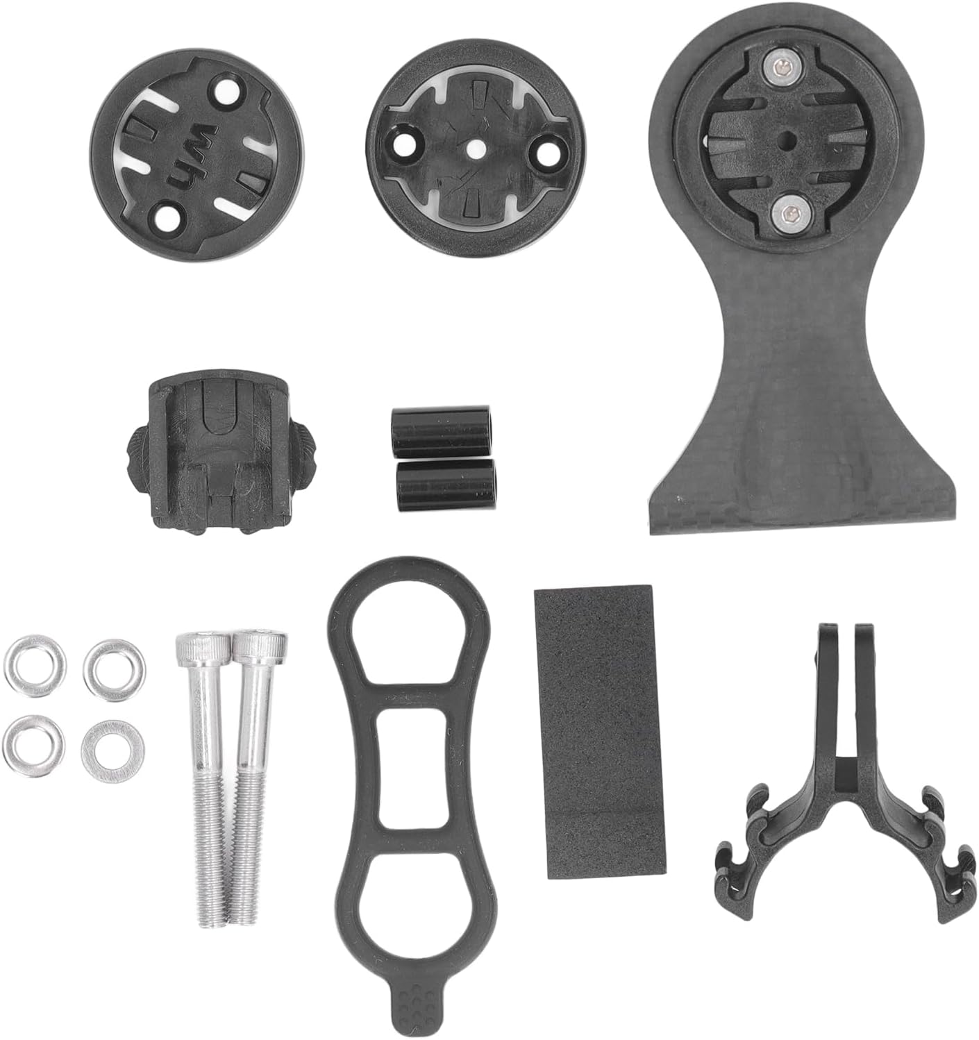 693 Carbon Fibre Computer Mount, Lightweight and Durably, to Install, Compatible with, Cateye, Bryton and More