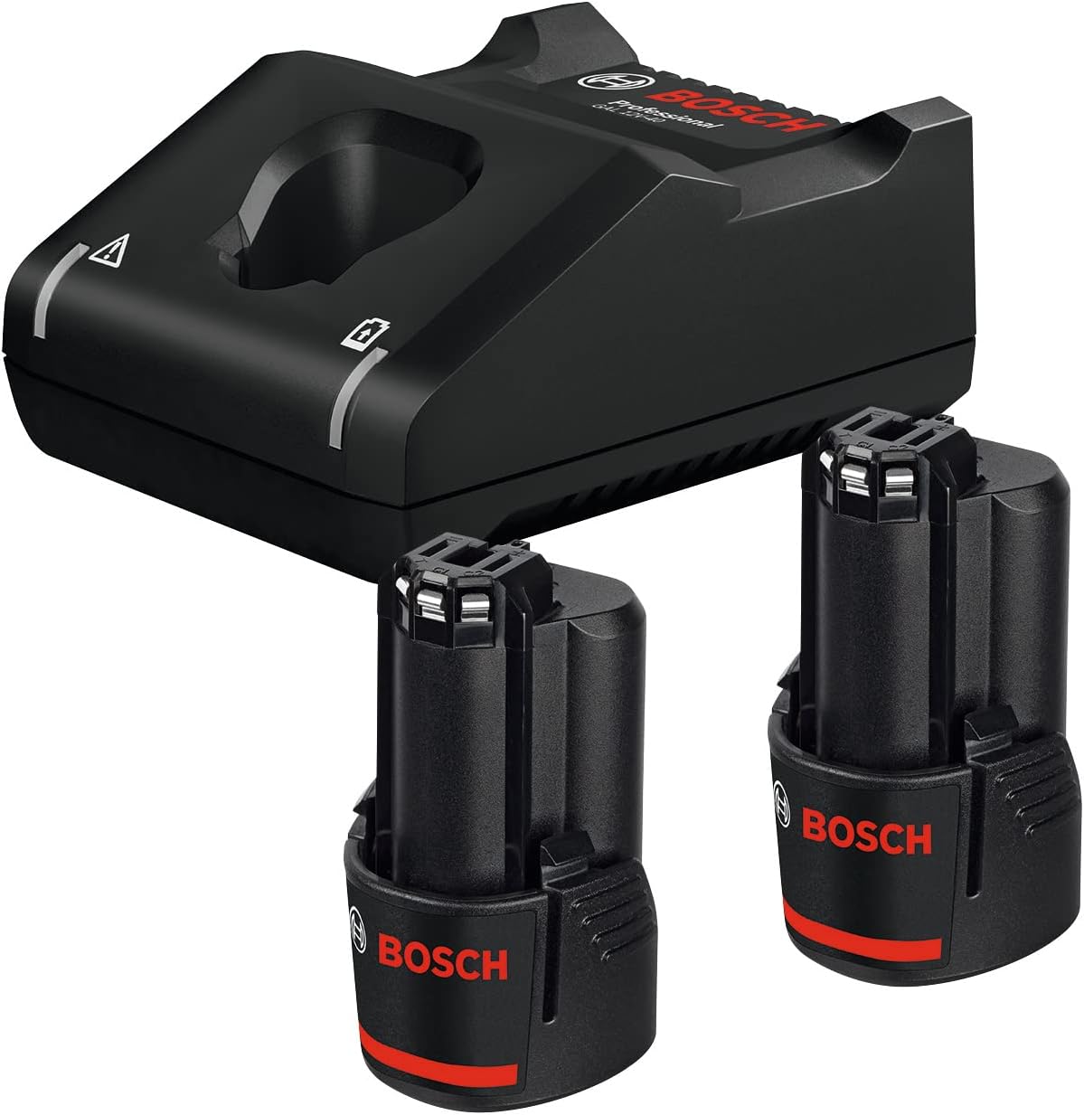 2 X GBA 12V 2.0Ah + GAL 12V-40 Professional Starter Set, Compact Battery & Fast Charger, Compatible with 12V Tools, Wall Mountable, 6 Months Warranty