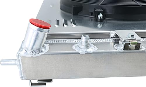 Miniatura 6 de ASCIUTTA Ventilador de aluminio de 4 filas para 1999-2000 99 00 Jeep Grand Cherokee 4 puertas 4.7L V8 GAS 99-00 todos los radiadores de aluminio