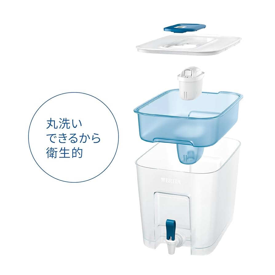 ブリタ タンク型浄水器 カートリッジ5個セット PFOS/PFOA除去試験済 61ojN4iBq5L._AC_UL210_SR210,
