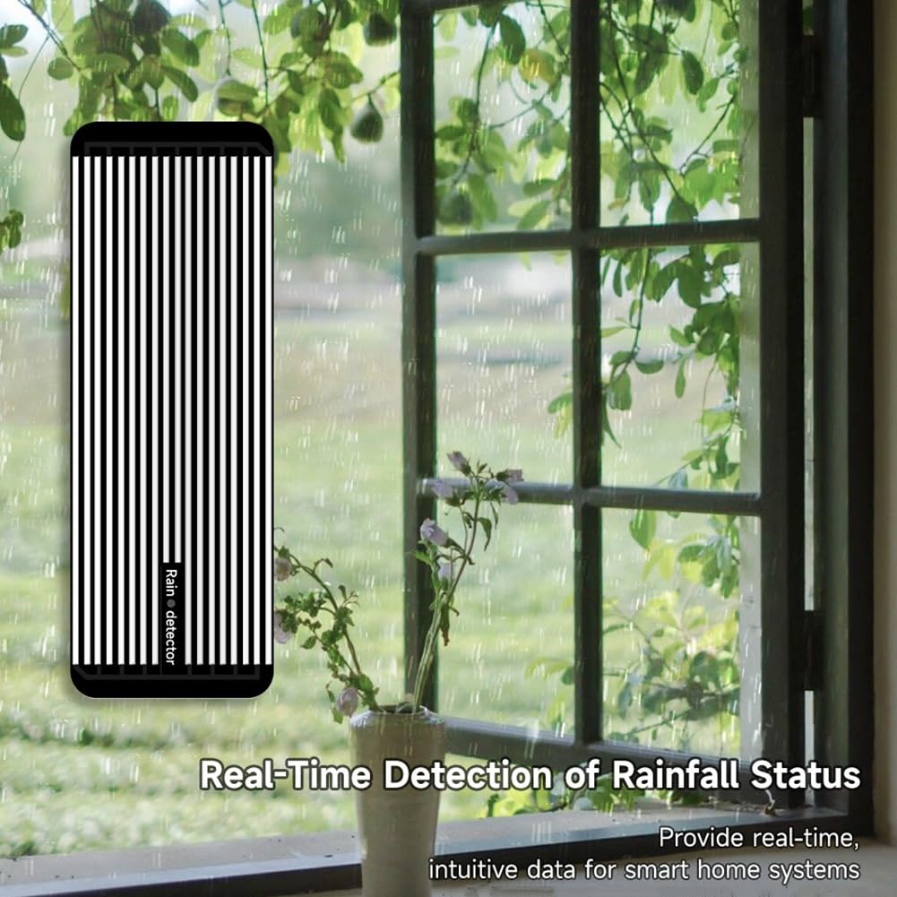 Capteur de Pluie Intelligente Tuya Zigbee 2-En-1 pour le Système de Détection de Détection des Inondations en Eau de Pluie