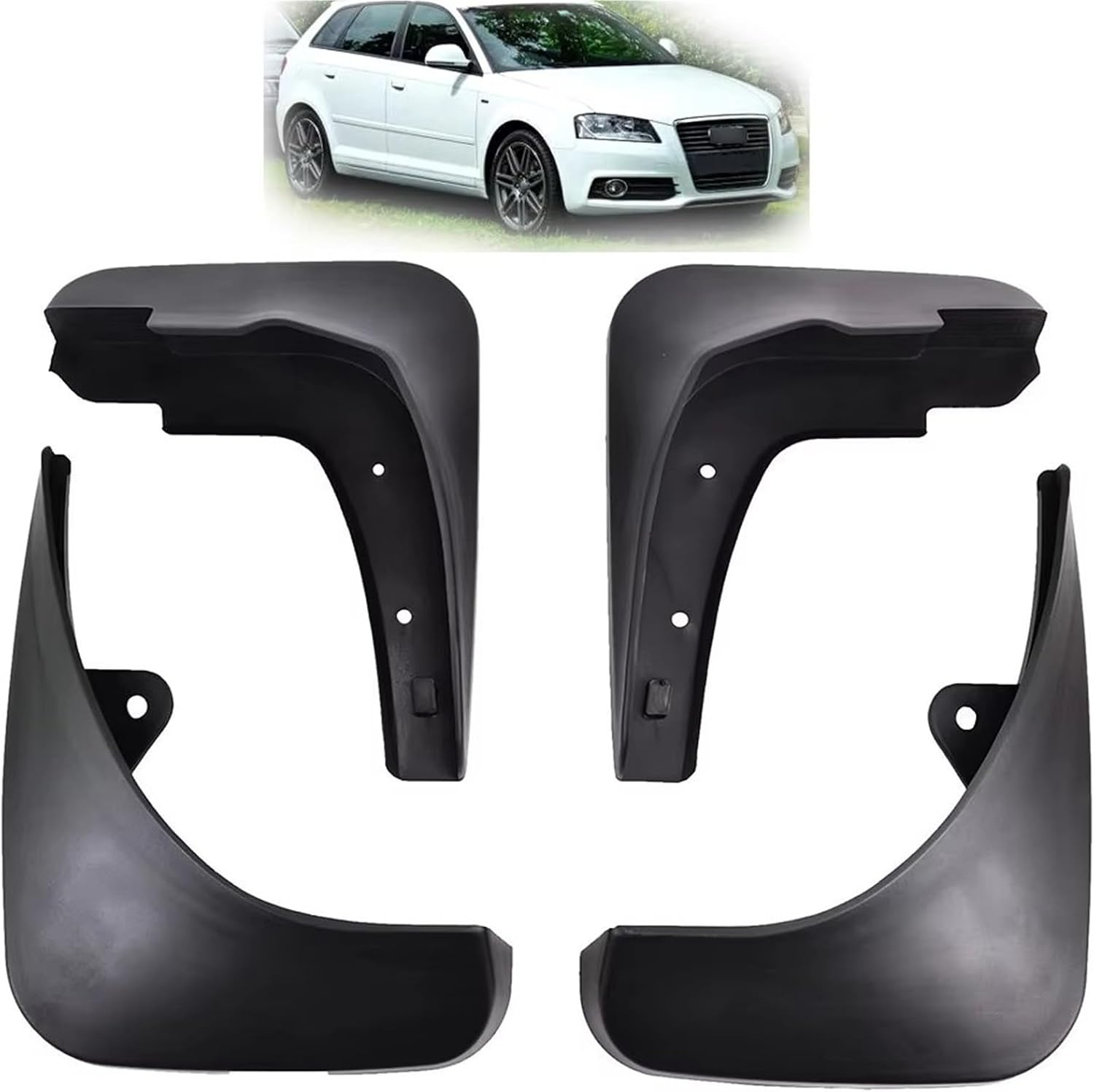 mudflaps for Audi A3 2004-2012 SPORTBACK Hatchback Splash Guards Front Rear MUD Flaps