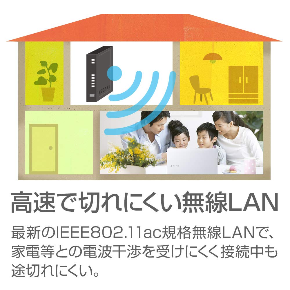 Amazon.co.jp: mouseノートパソコン MB-F5081SH3ZD Corei5 8250U/8GB