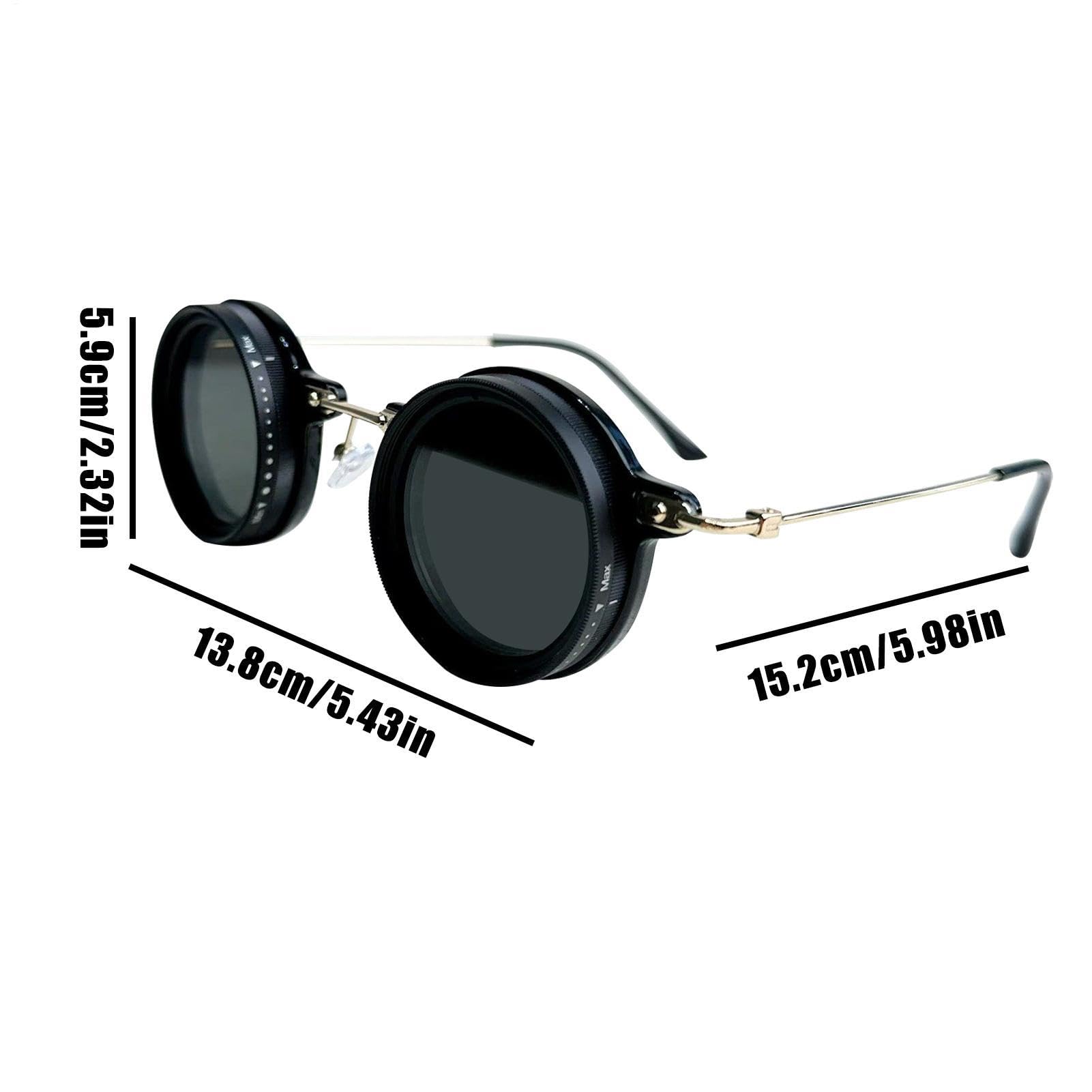 Gafas de sol ajustables para hombre, polarizadas con protección UV con marco de ajuste flexible, gafas de conducción ligeras para exteriores, pesca, ciclismo y protección solar diaria, 47 g