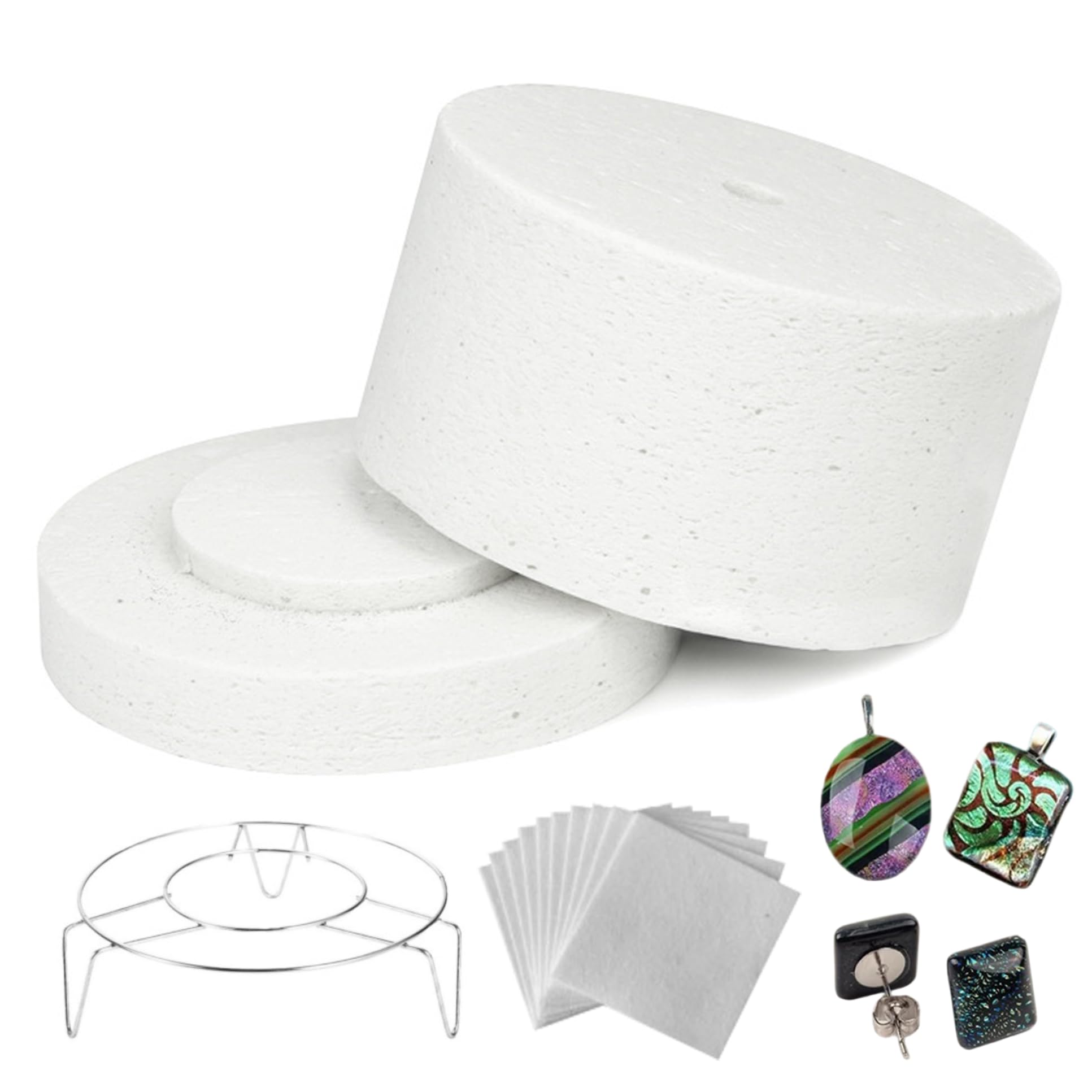 Mini horno para manualidades de joyería artesanal en casa con juntas y hojas de fusión