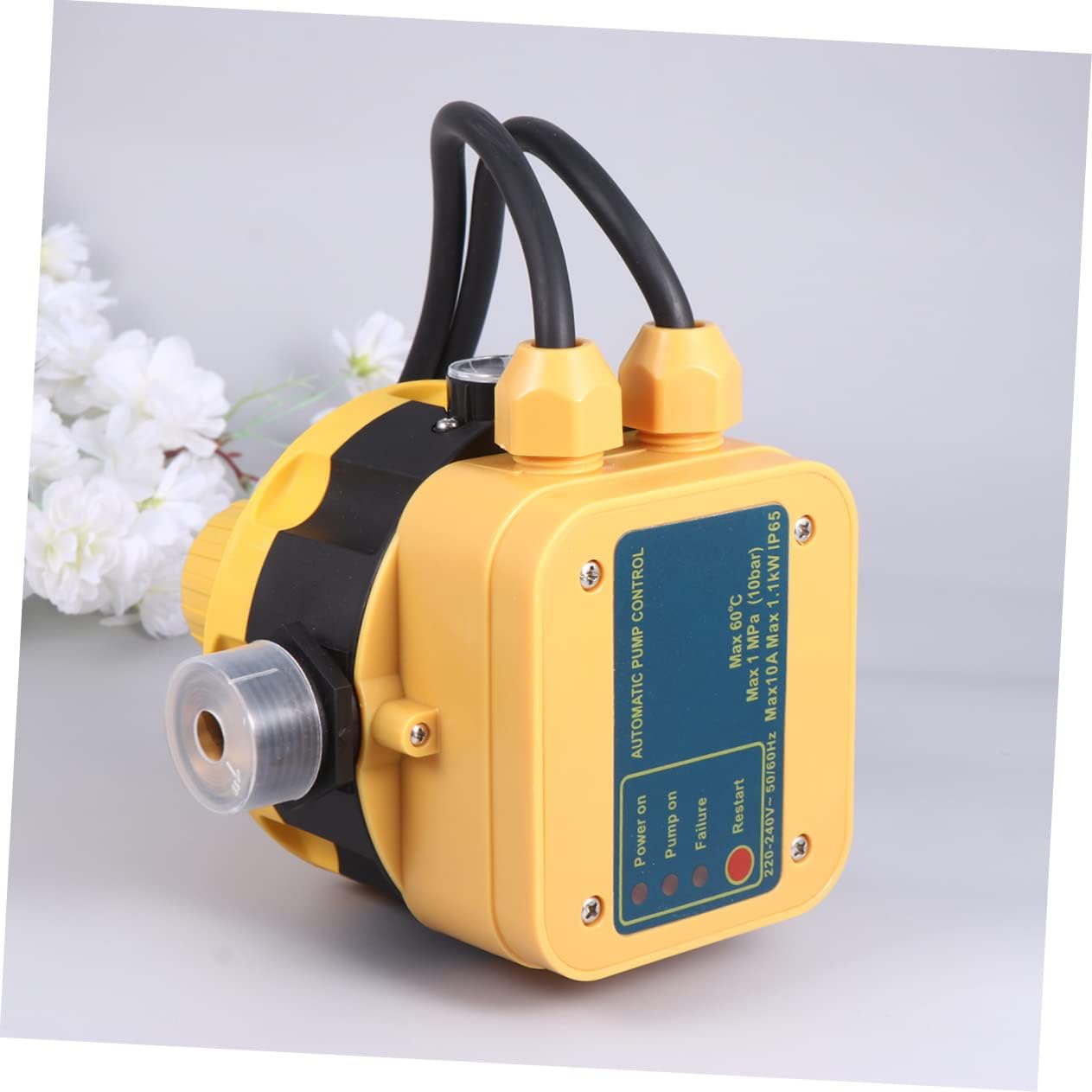 Angoily Automatic Water Pump Controller Pressure Switch 220 Electronic Pressure Controller for RV Garden Kitchen Flow Efficiently