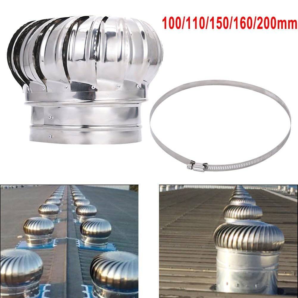 Regenhaube, Schornsteinhaube Aus Edelstahl 110 Mm F Produktbild-Vorschau 10