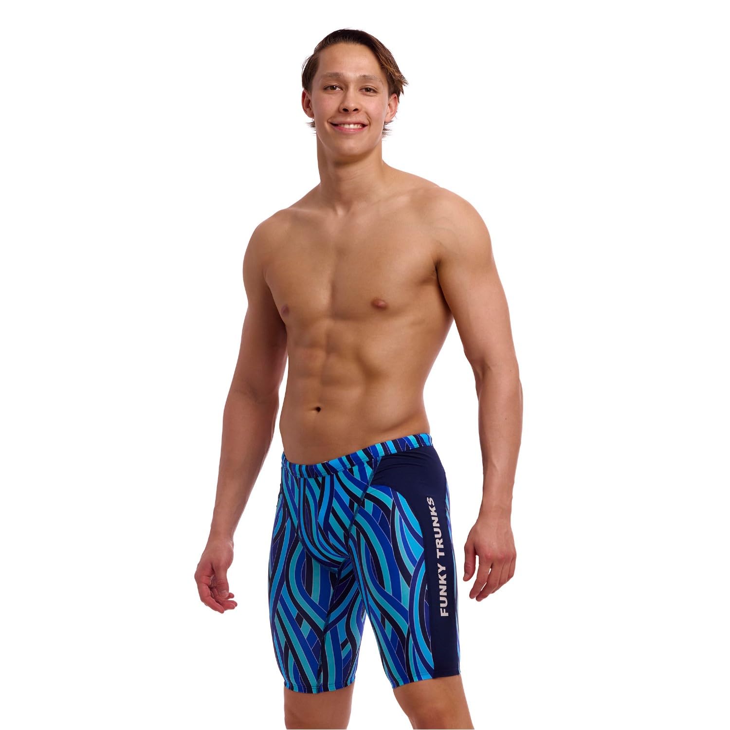 Funky Trunks Snork City Jammer Badehose Herren chlorresistent und schnelltrocknend, Größe:4