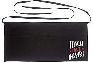 Teacher Apron with Pockets: Perfect for Classroom Organization and Style