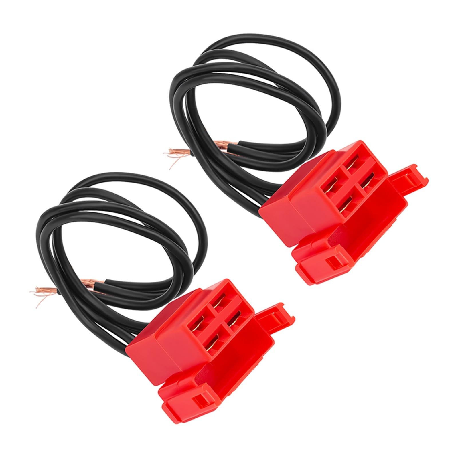 Relé de solenoide de arranque de 4 vías, conector de clavija y arnés 7