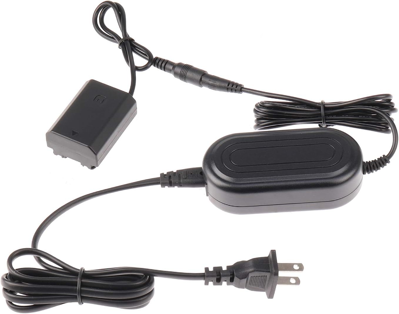 AC-FZ100 AC Power Battery Supply Charging Adapter with DC Coupler Dummy Battery NP-FZ100 + Power Cable for Sony ILCE-9 A9, ILCE-7M3 AR III, ILCE-7RM3 A7R III A7IV A7RIV A1 A7C FX3 Camera