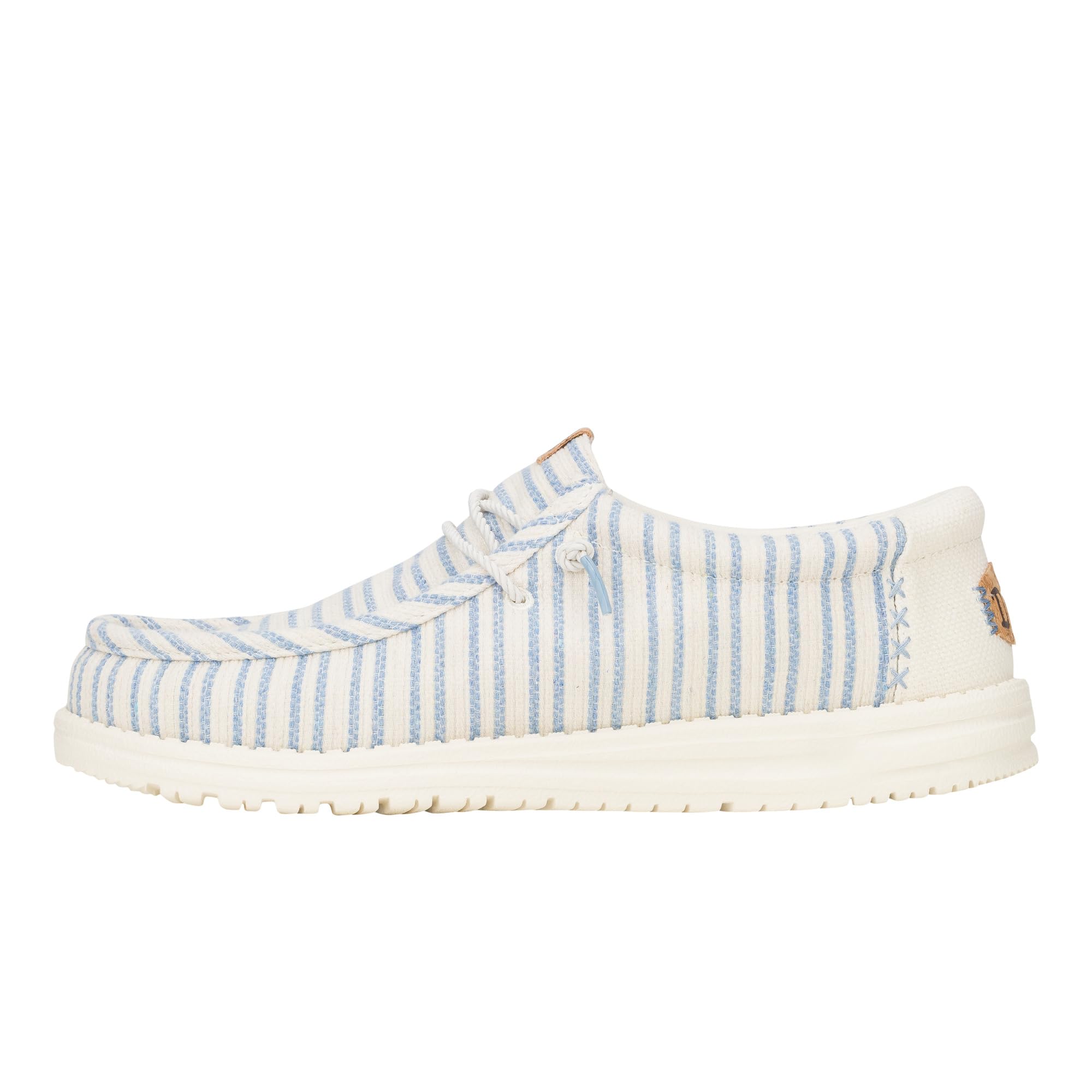 HEYDUDE Wally Resort - Scarpe Uomo Slip-On, Tomaia In Juta Intrecciata E Stampe Tropicali, Comode E Leggere, Taglia 41, Multi/Chili Red