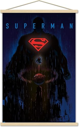 Miniatura 71 de Trends International DC Comics: Dark Artistic - Póster de pared de Superman, 34 pulgadas de largo x 22.4 W, versión premium sin marco