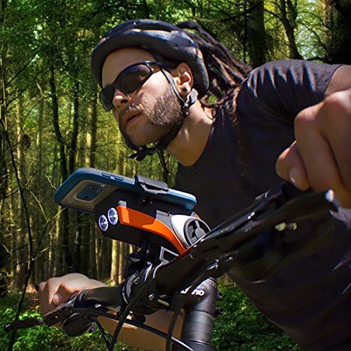 Sondpex Ztb-F01 Bicycle Phone Holder With Bluetooth Speaker And Led Lighting Kit #TOP5