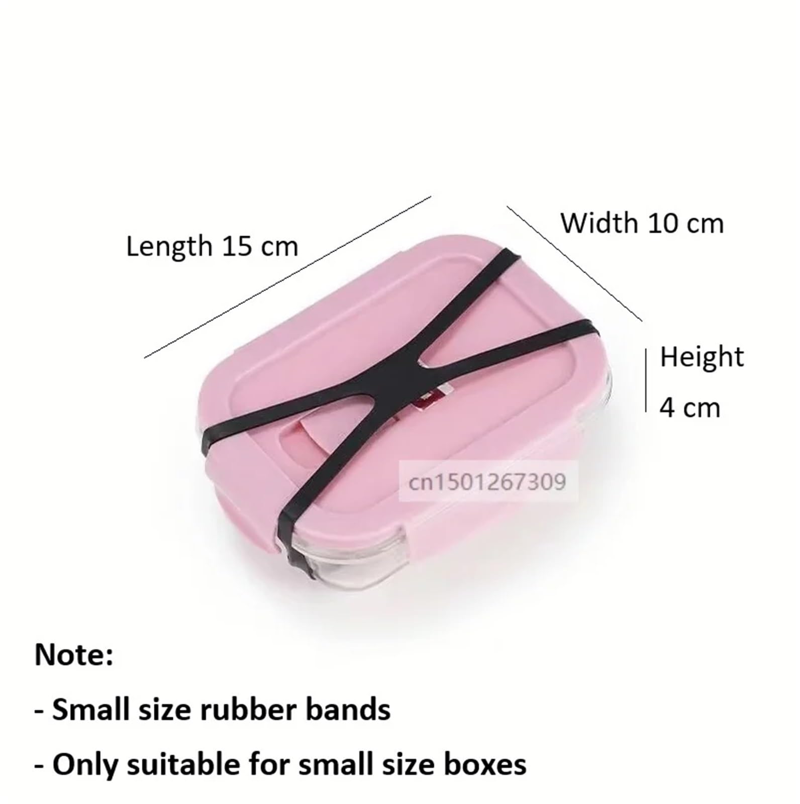 Elastici in silicone 8 pezzi in gomma neri H di piccole dimensioni X Gomme siliconiche stile croce