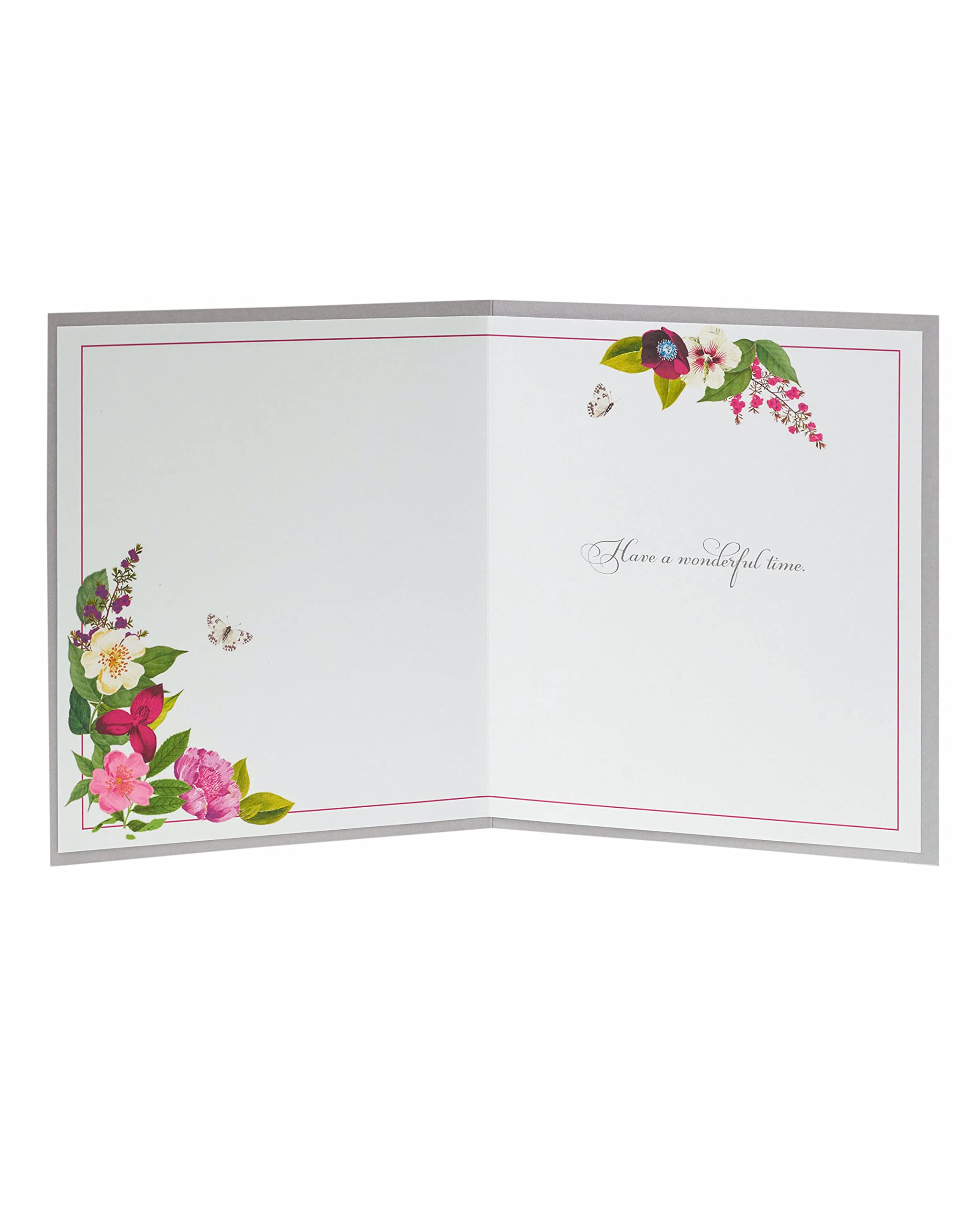 UK Greetings Carte D'anniversaire Pour Elle – Carte D'anniversaire Pour Amie – Beau Motif Floral, 535787-0-1
