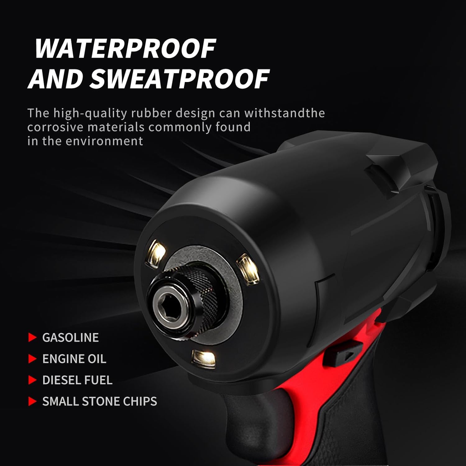 1/4" Impact Driver Protective Boot 49-16-2953,Compatible with Impact Driver Rubber Protective Boot (2953-20)