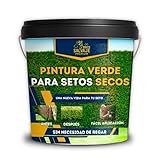 BRICOSALVAJE Pintura Verde para Setos y Cercas | Revitalizador ecológico al agua sin disolventes | Cubre zonas secas al instante | Resistente al sol y lluvia | Aplicación con pulverizador (750 ML)
