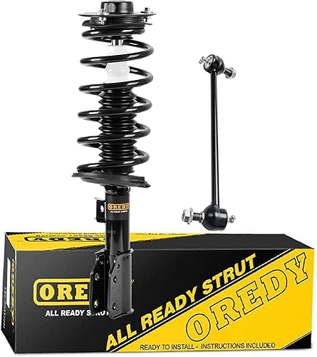 OREDY Barra estabilizadora y puntal delantero izquierdo para Chevy Equinox 2010-2017, Saturn Vue 08-10, Pontiac Torrent 08-09, Suzuki XL-7 07-09,