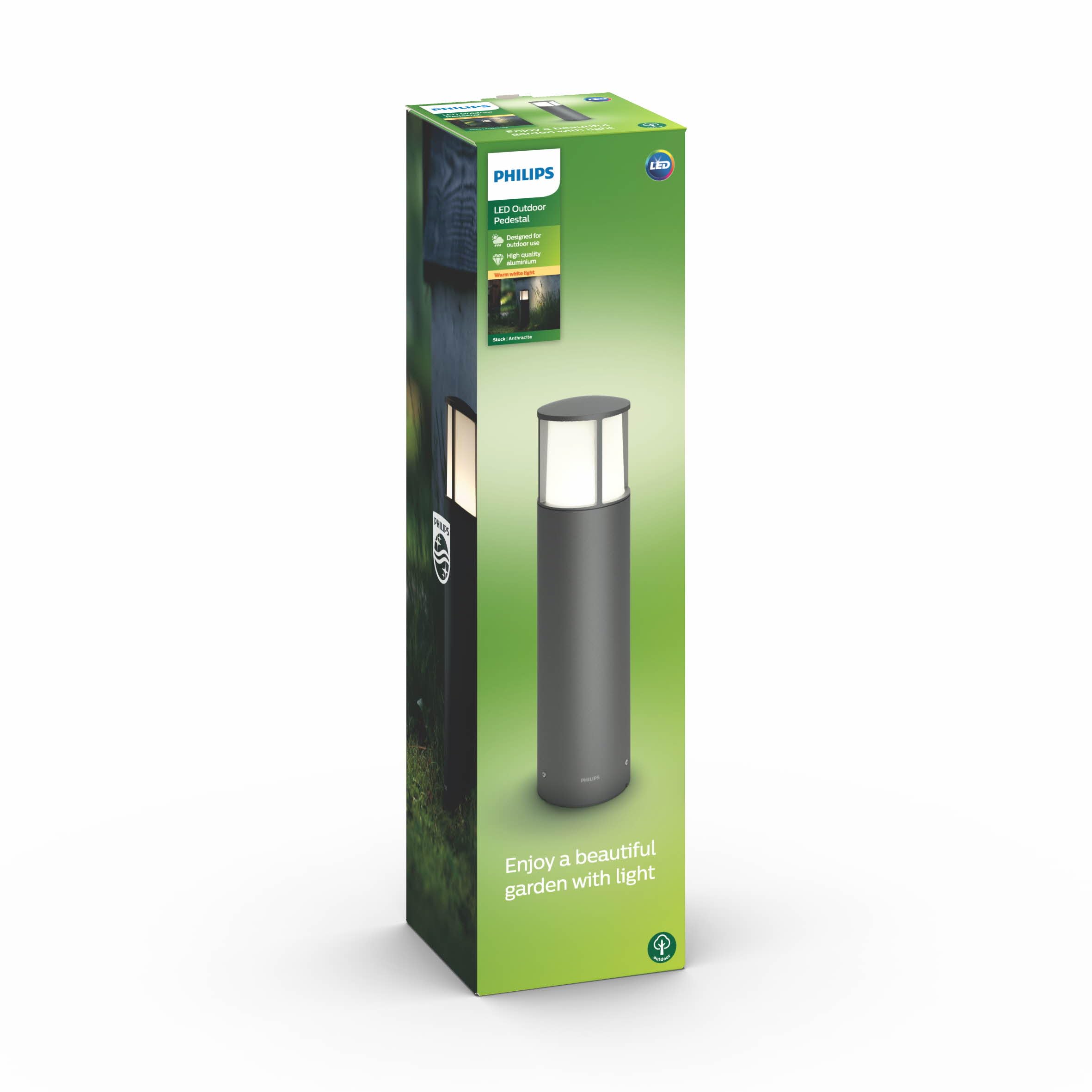 PHILIPS Lampada da parete myGarden Capricorn (6 W, Antracite