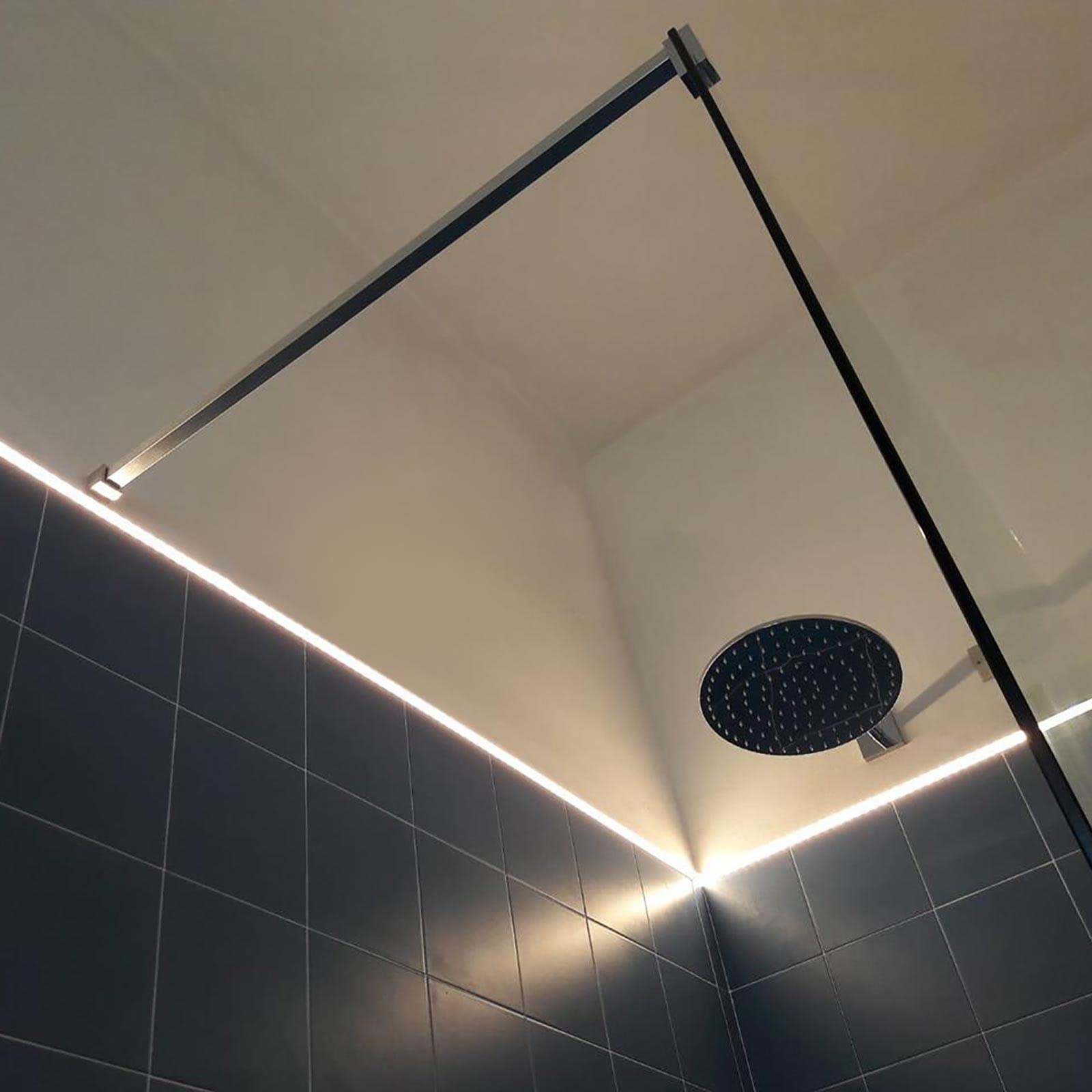 Planetitaly Striscia LED IP68 Linear COB Neon Flex 24V Dimmerabile per Box Doccia Sauna 4000K