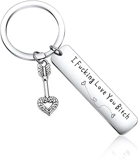 I Fucking Love You Bitch Keychain for Best Friend Keychain Best Friend Christmas Gift for Sister Keychain Wife Gift BFF Gift Cousin Gift Friendship Gift Girlfriend Birthday Gift for Bestie Keychain