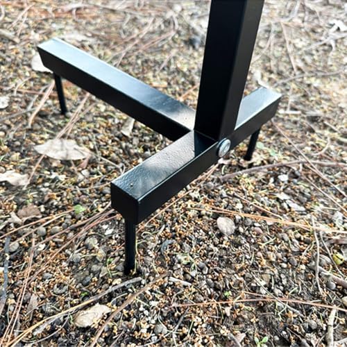 Support de tuyau d'arrosage en métal robuste et amovible - 7