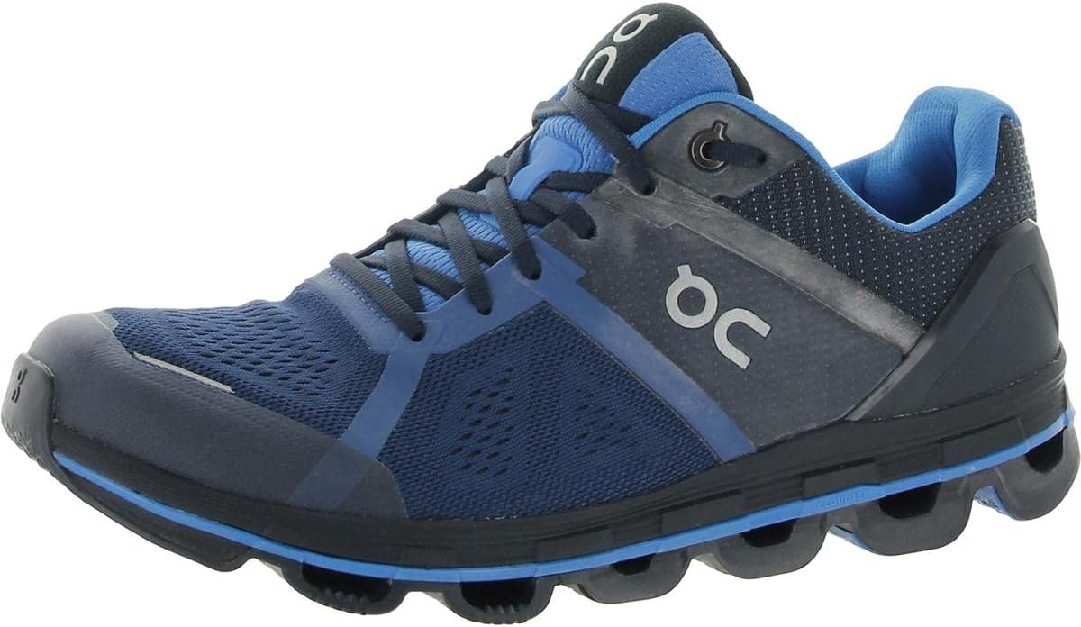On Running Mens Cloudace Mesh Navy Malibu Trainers 9 UK
