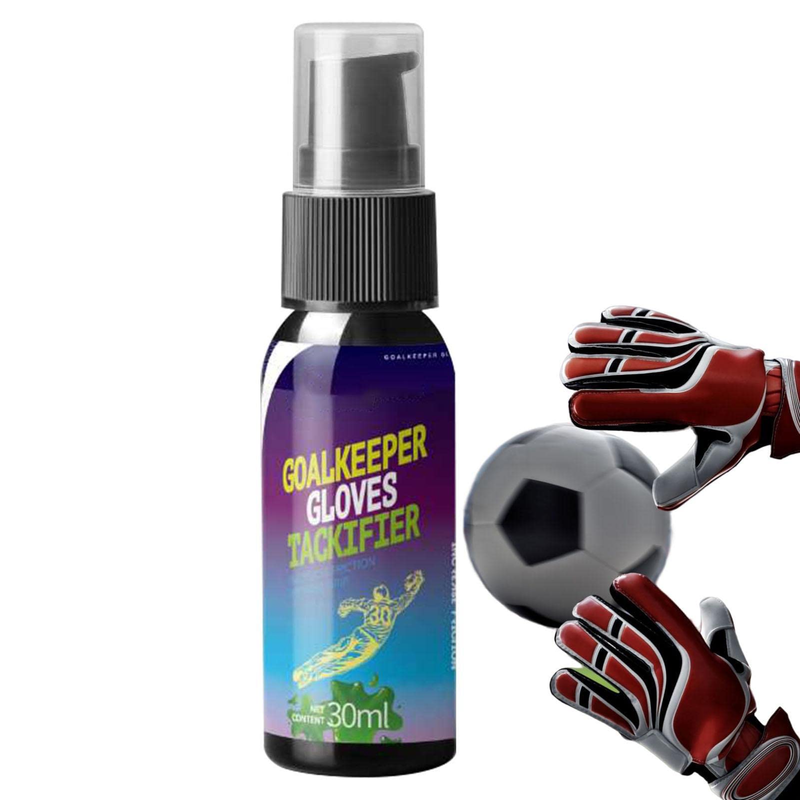tongfengGoalie Grip Spray - Antislip Sticky Spray For Gloves, Glove Glue For Goalkeeper Gloves, Goalkeeping Gloves Grip Reinforcement, Goalkeeper Glove Glue, Goalkeepers Training Equipment Accessory