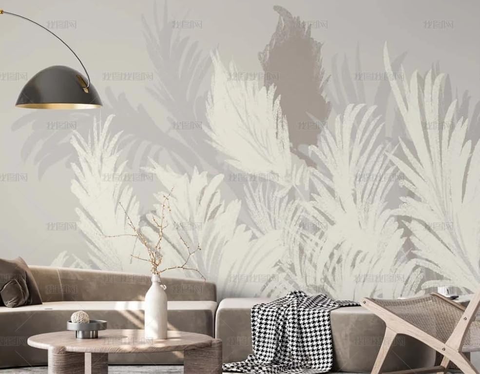 Papier peint intissé lignes droites pour masquer un mur nu de salon ou chambre