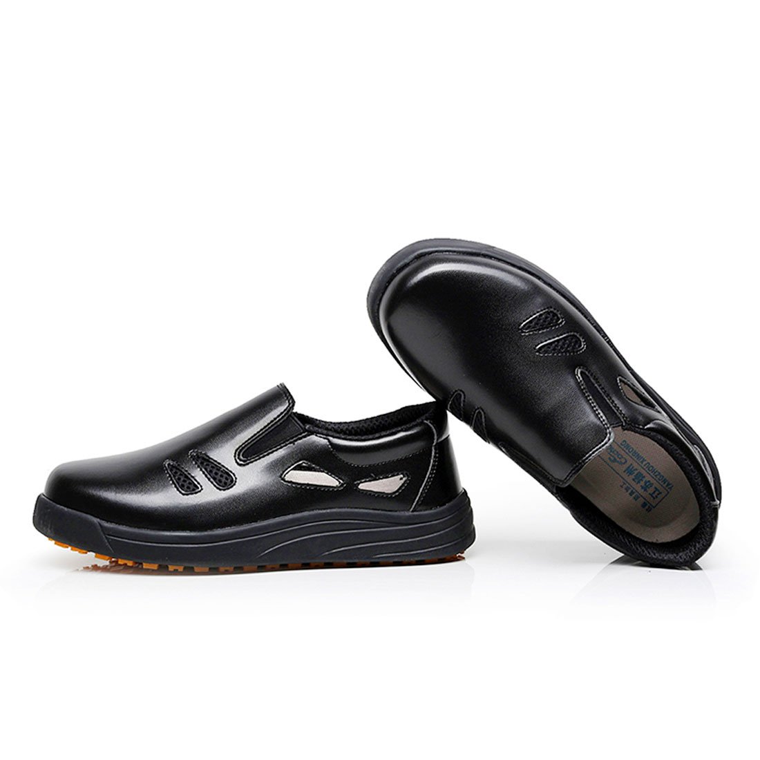 Levoberg Chaussure de Cuisine Protection d'eau et d'huile Chaussure de Travail Respirante pour Homme Femme