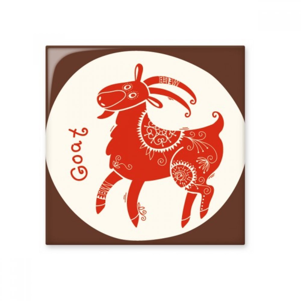 Carreaux de céramique mouton rouge zodiaque pour décoration mur en pierre de cuisine