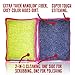 Nano Sponge Cleaning Sponges. Supersized Everyday Heavy Duty Household Kitchen and Dish Sponge. 2 Pack. 4.5 x 3