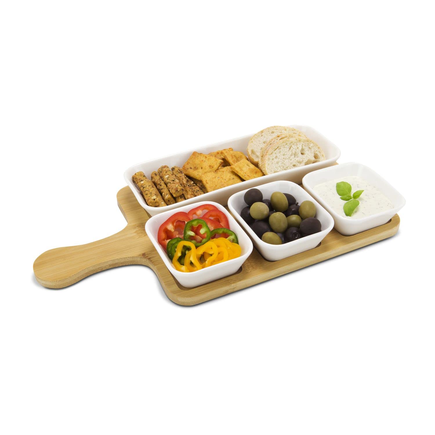 Rominox Set di 4 piastre in ardesia, verniciate e resistenti, disponibili in 3 misure, perfette per servire gli alimenti, combinabili in modo flessibile, da circa 30 x 20 x 1,5 cm