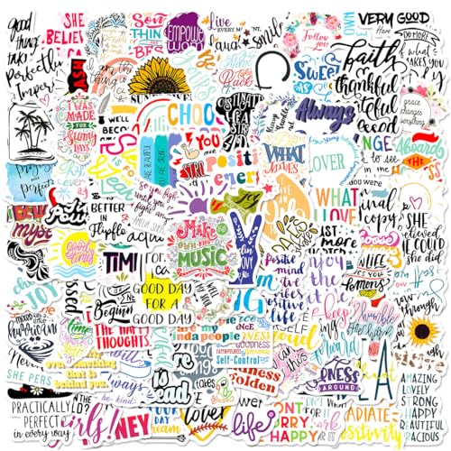 100 Stück Inspirierende Zitate Aufkleber Set, Motivation Aufkleber, Aesthetic Sticker, Wasserdicht, Kreatives DIY für Laptop Mobiltelefone Skateboard Gepäck etc, Geeignet für Erwachsene und Kinder 100 Stück Inspirierende Zitate Aufkleber Set, Motivation Aufkleber, Aesthetic Sticker, Wasserdicht, Kreatives DIY für Laptop Mobiltelefone Skateboard Gepäck etc, Geeignet für Erwachsene und Kinder