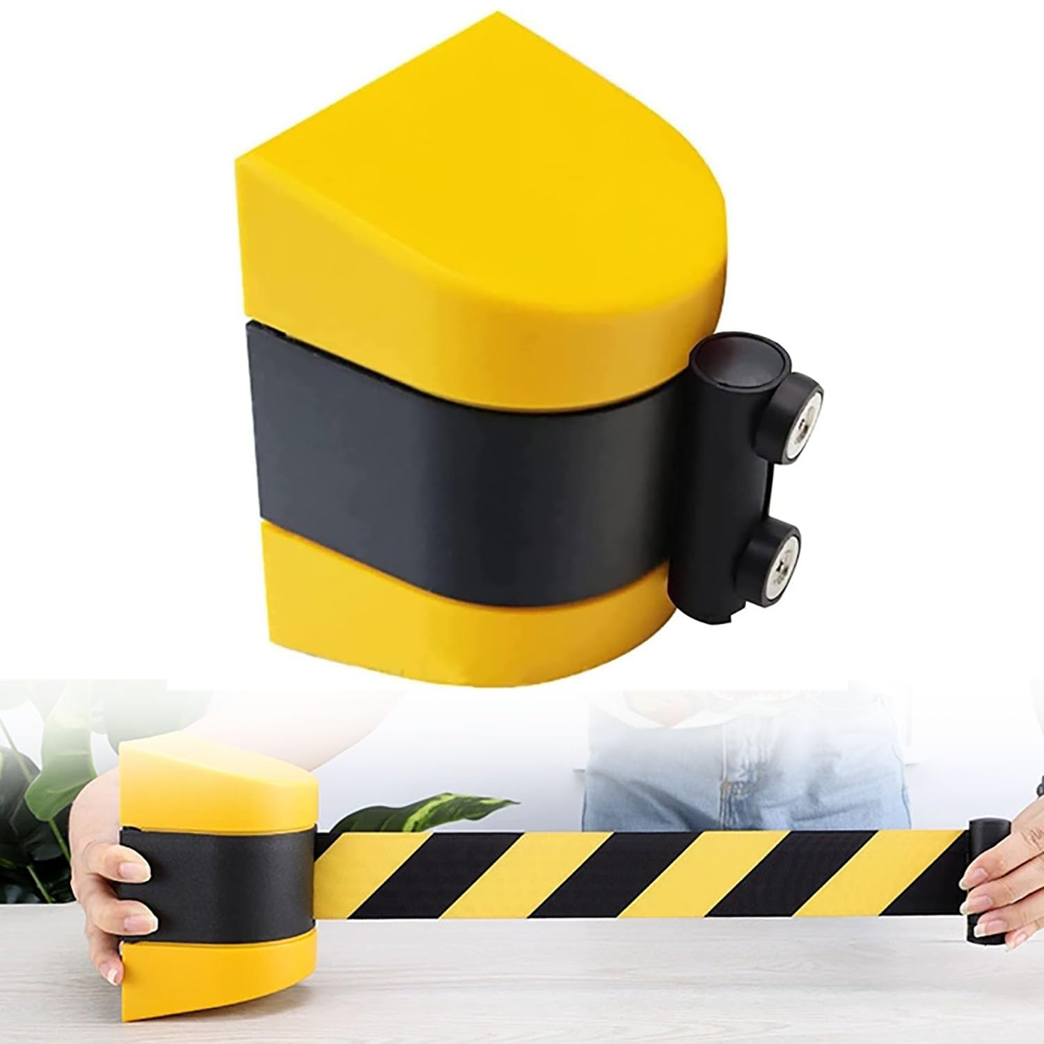 Barrière de ceinture rétractable de 10 m pour bloquer les accès interdits
