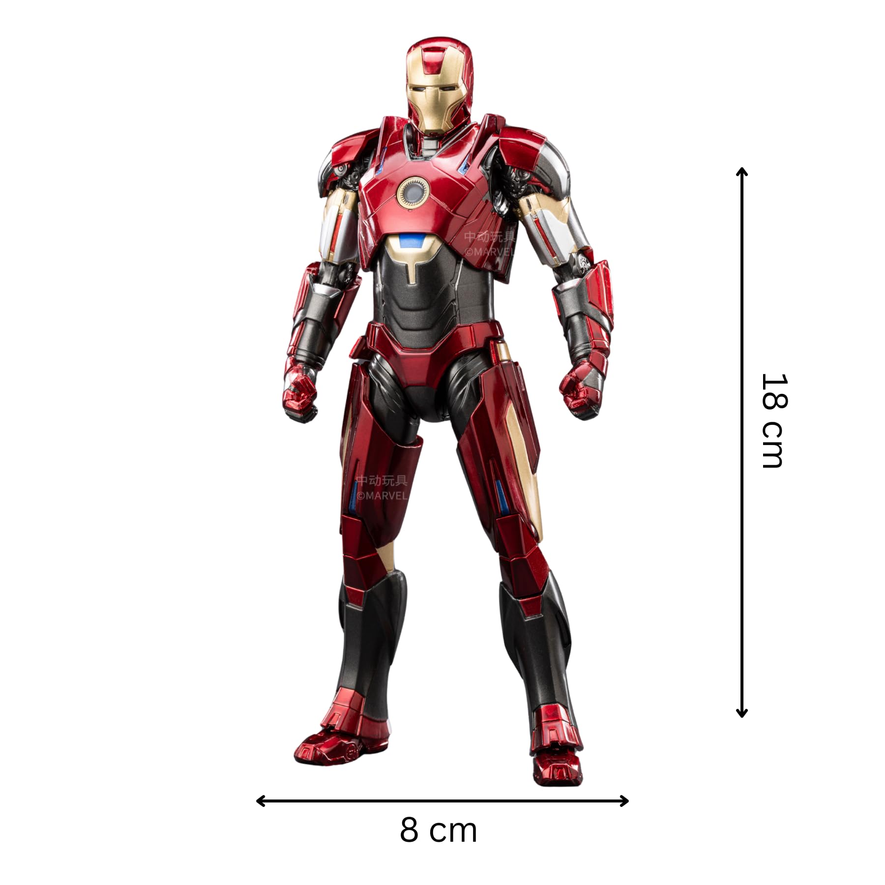 Buy ZD Toys Action Figure Collectible - 7 Inch Ironman 3 MK16
