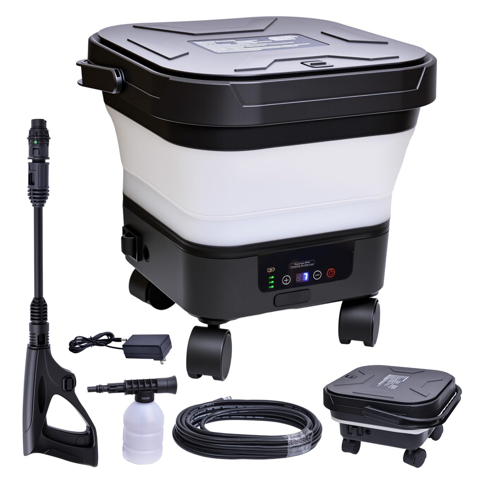 Elmfrui Cordless Washer with 3.4Gal Tank