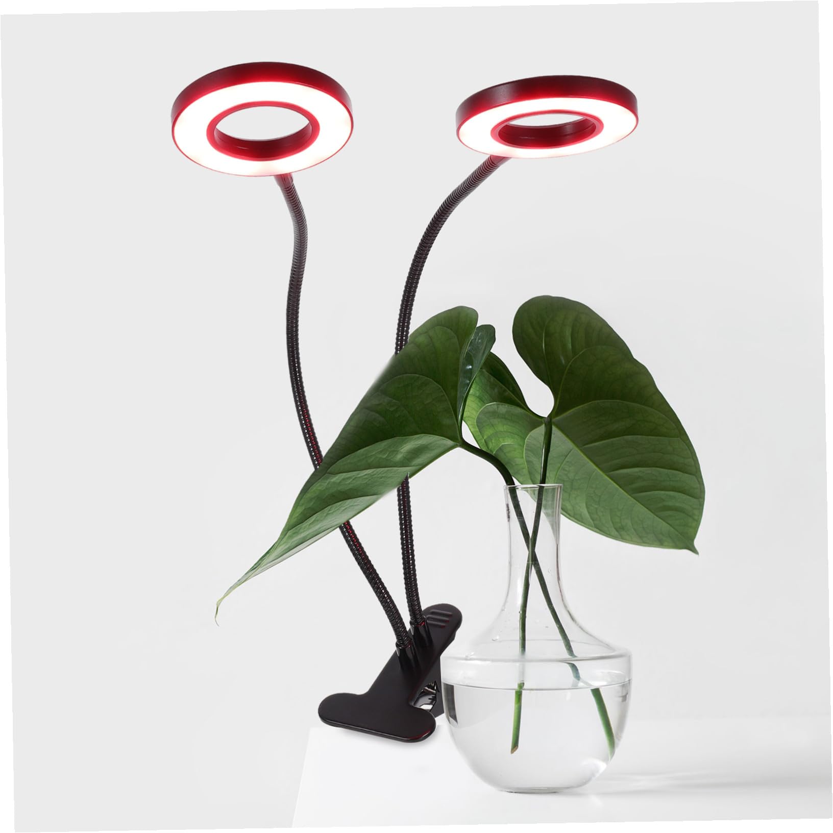 INOOMP Led Pflanzenlampe Clip Mit USB 5v Einstellbares Pflanzenwachstumslicht Für Zimmerpflanzen Full Spectrum Wachstumslicht Für Innenbereiche Energiesparend Und Langlebig