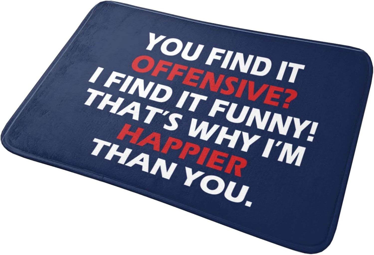 Fall Door Mats for Outside Entry You Find It Offensive I Find It Mat Front Door Mats Outdoor Fall Playroom Decor (Size : 40X60CM)