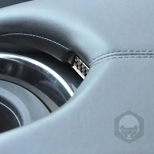 Miniatura 32 de NVCNX Real Premium - Adhesivo de fibra de carbono para puerta de automóvil, puerta de automóvil, cerradura de puerta de automóvil, marco de botón