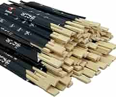 Bacchette Cinesi Monouso In Legno - Confezione Da 100 Paia, Biodegradabili - Foto 10