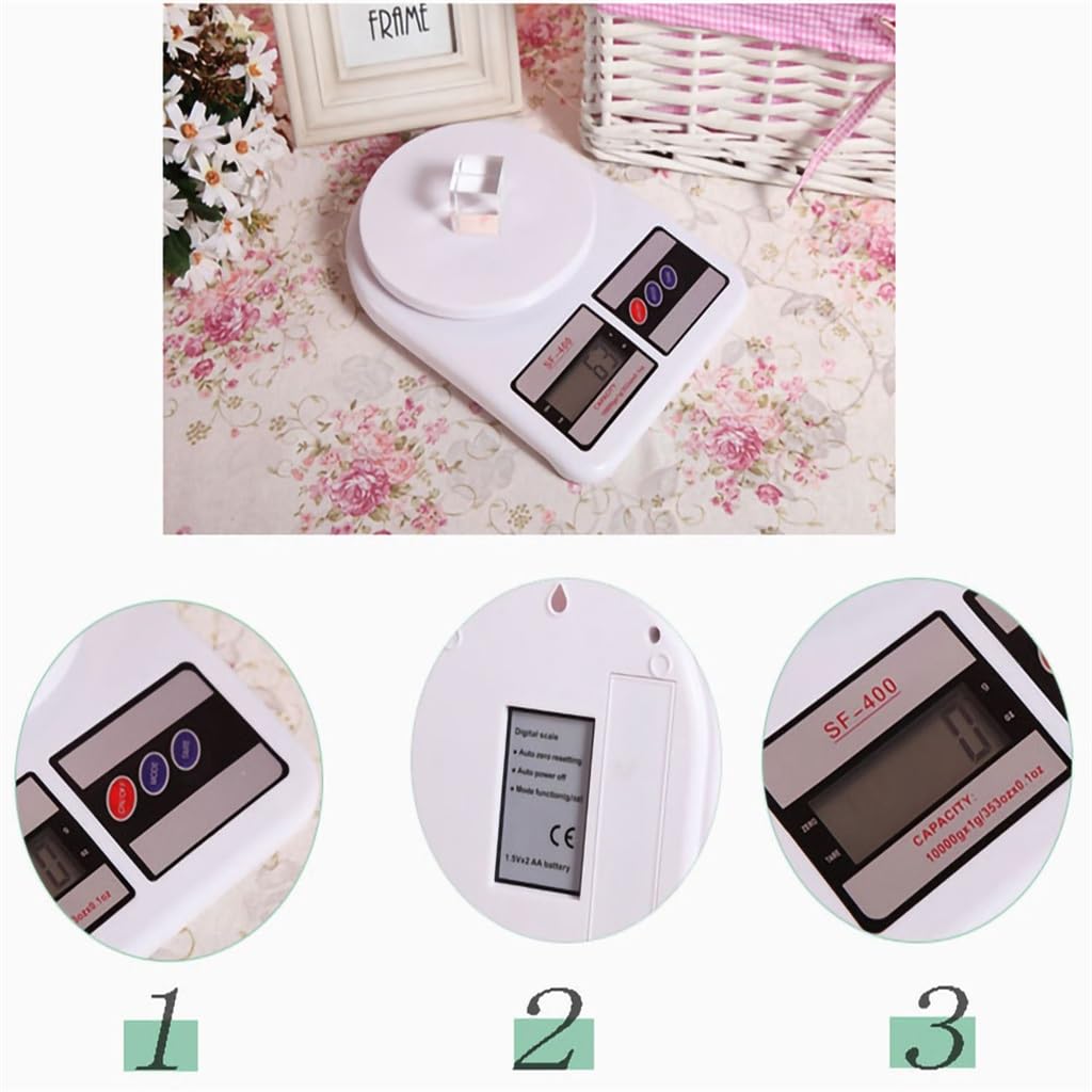 JFDBGU Portable Digital Electronic Scales 10kg 0.01 Jewelry Precision Scale Display Multifunctional