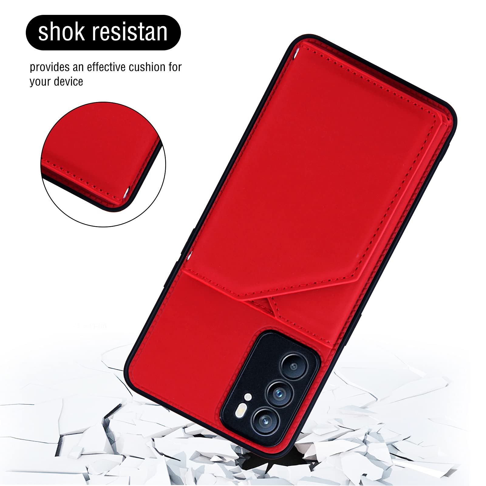Lemxiee Cover per OPPO A6 Pro 5G Case con Anti-impronta & Anti-caduta