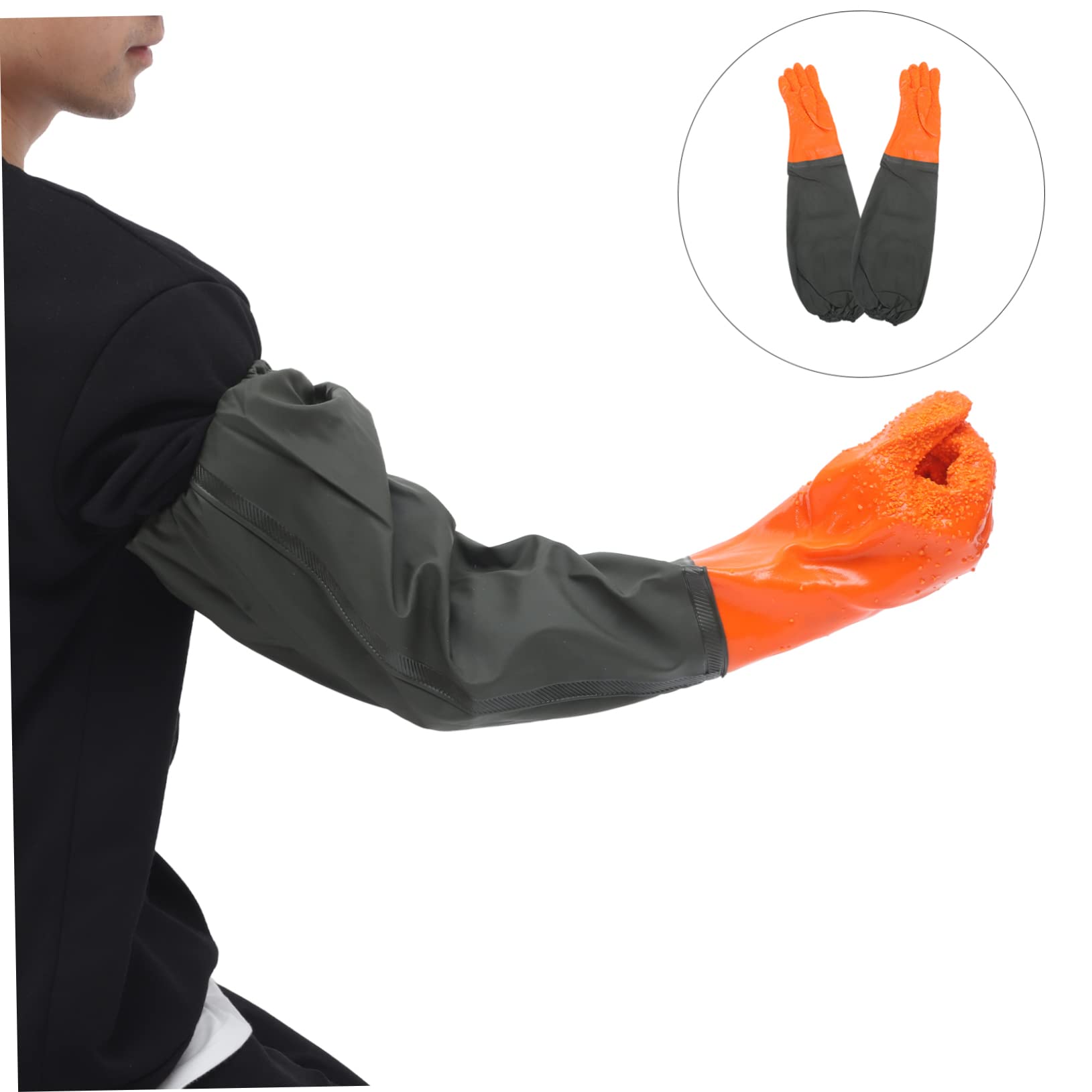 Operitacx 4 Guantes de Jardinería Impermeables de Uso Diario Guantes de Plantación Multifuncionales para Actividades y Acuarios