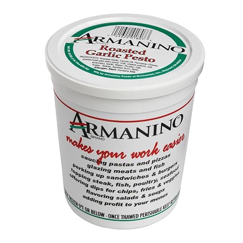 Armanino Roasted Garlic Pesto, 30 Ounce -- 3 per case.