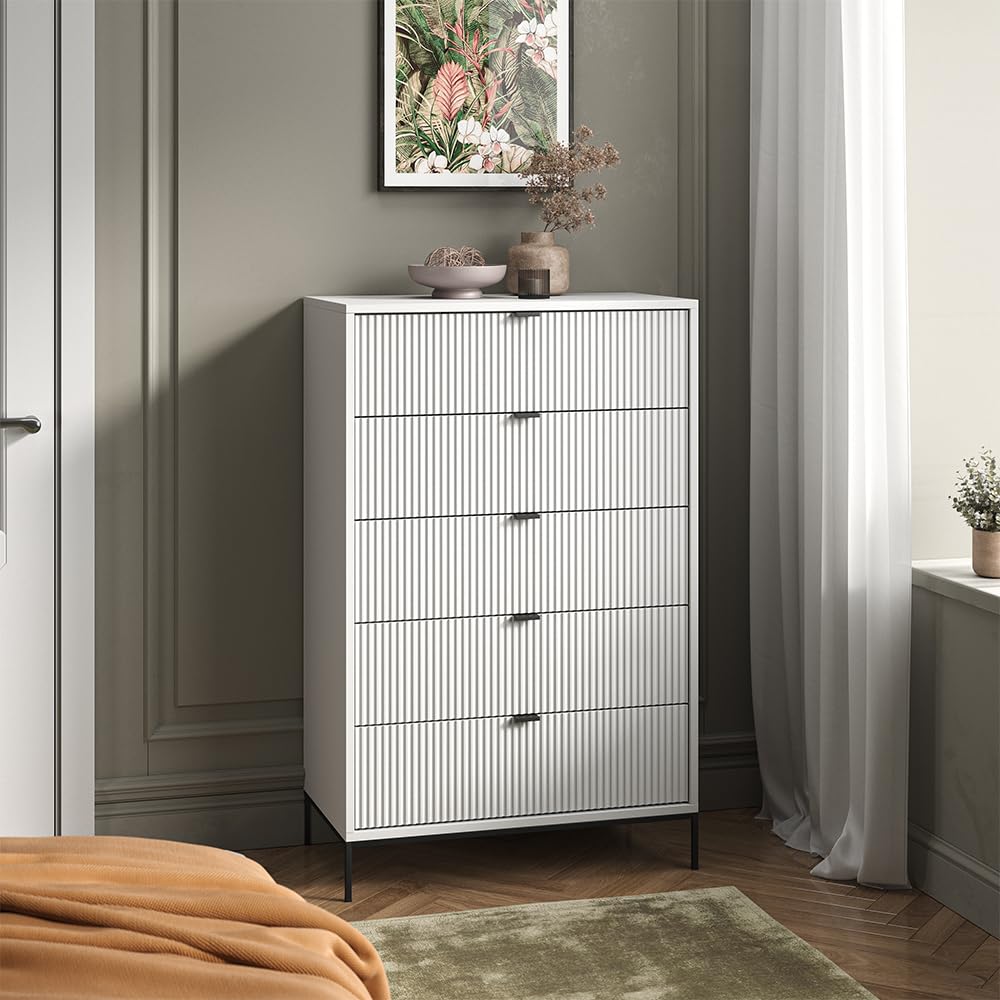 Vicco Cómoda Eliza, Blanco, 76 x 120 cm