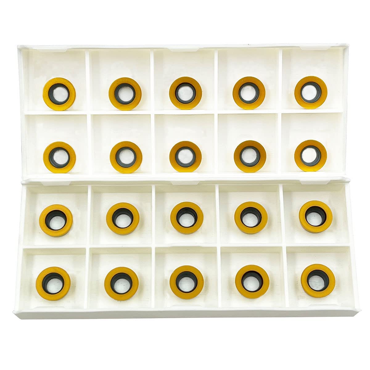 11pcs RPMT1204MOE R6 Indexable Carbide Milling Inserts Blade Milling Cutter with 5/8"/16mm SRDPN1616H12 Indexable Carbide Milling Tool Holder Metal Lathe Cutting Tools — Amazon image 11