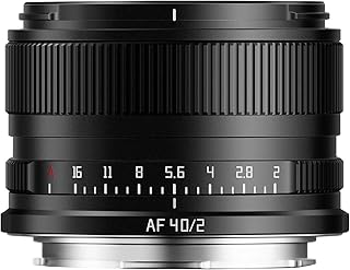 TTArtisan AF 40mm F2 Lマウント フルサイズ 単焦点レンズ (国内正規品・メーカー2年保証付) オートフォーカス 大口径 ブラック ミラーレス用 風景・ポートレート撮影対応 銘匠光学