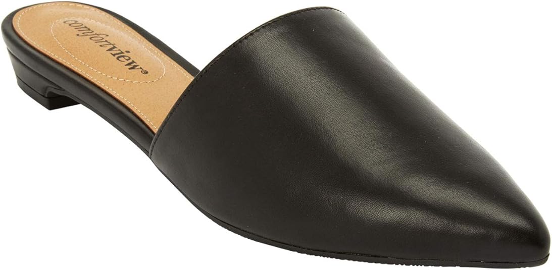 Wide width mule flats Clearance